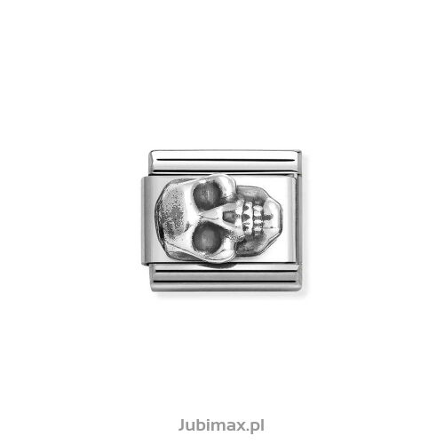 Nomination Link Silver 925 330101-65 Czaszka