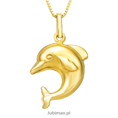 Zawieszka złota pr.585 delfin