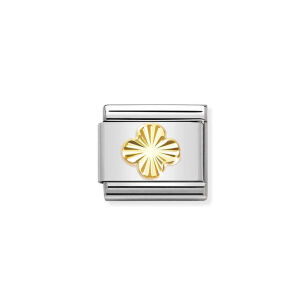 Nomination Link Gold 18K 030149-52 Koniczyna diamentowana