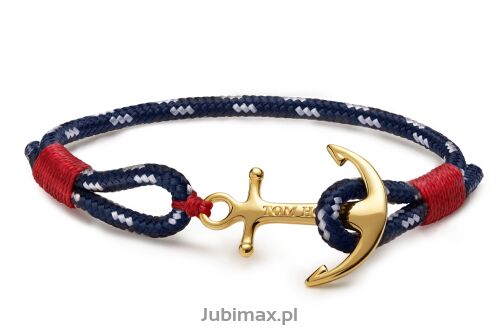 Bransoleta TOM HOPE TM0403 ATLANTIC RED GOLD L