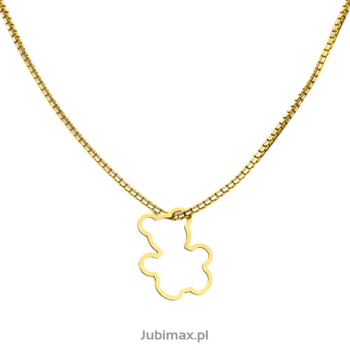 Zawieszka złota pr.585 miś