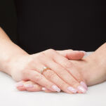 Pierścionek złoty pr.333 z cyrkoniami r13