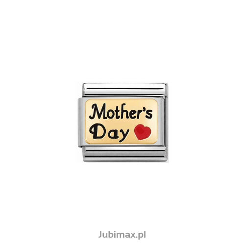 Nomination Link Gold 18K 030284-54 Dzień Mamy