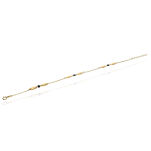 Bransoletka złota pr.375 z onyksami 19cm