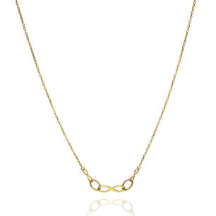 Naszyjnik złoty pr.333 nieskończoność 45cm