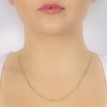 Łańcuszek złoty pr.333 pancerka 50cm - 3