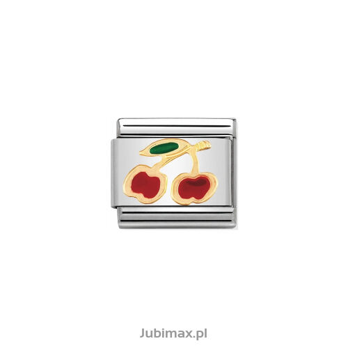 Nomination Link Gold 18K 030215-05 Wisienki