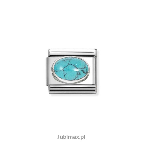 Nomination Link Silver 925 330510-49 Turkus