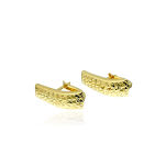 Kolczyki złote pr.585 młotkowane