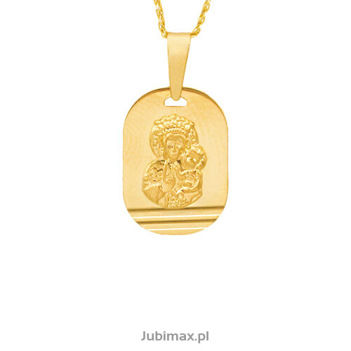 Medalik złoty pr.333 Matka Boska