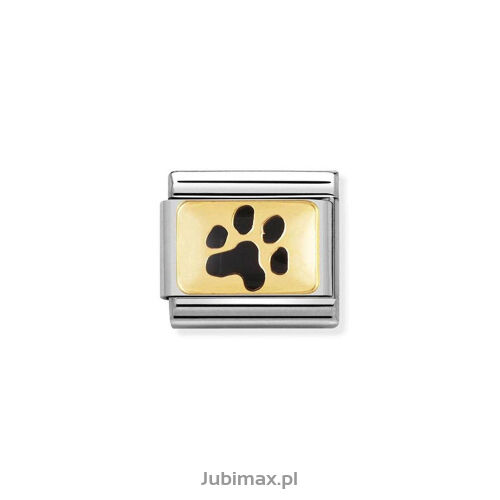 Nomination Link Gold 18K 030284-47 Odcisk łapy