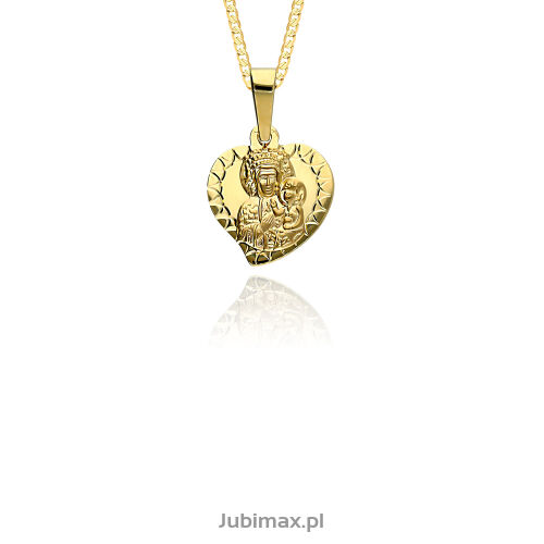 Medalik złoty pr.375 Matka Boska