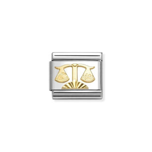 Nomination Link Gold 18K 030167-07 Waga diamentowana