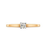Pierścionek z brylantem 0,36ct r14