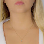 Zawieszka z brylantami 0,15ct żółte złoto - 2