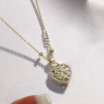 Bransoletka Guess UBB03100JWYGS Heart Cage