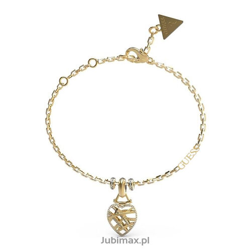 Bransoletka Guess UBB03100JWYGS Heart Cage
