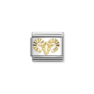 Nomination Link Gold 18K 030167-01 Baran diamentowany