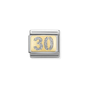 Nomination Link Gold 18K 030224-03 Srebna 30