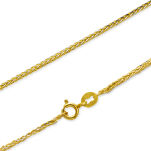 Łańcuszek złoty pr.585 spiga diamentowana 70cm