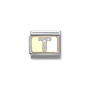 Nomination Link Gold 18K 030291-20 Srebrna litera T