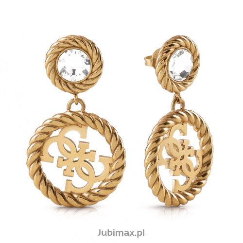 Kolczyki Guess UBE01008JWAGT-U 4G Vintage