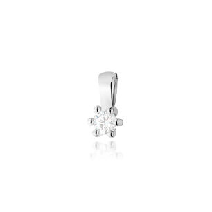 Zawieszka z brylantem Z0000 0,08ct białe złoto