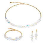 Bransoletka Coeur de Lion 1136-30-1816 Dancing Crystals & Pearls gold - 2