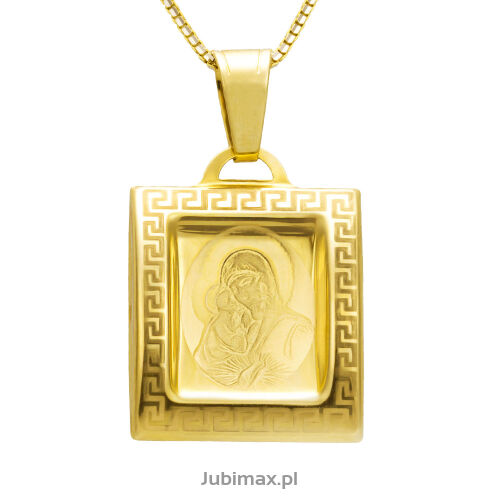 Medalik złoty pr.585 Matka Boska