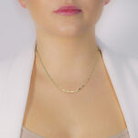 Łańcuszek złoty pr.585 Valentino 45cm - 3