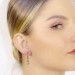 Kolczyki złote pr.585 Dallacqua - 3