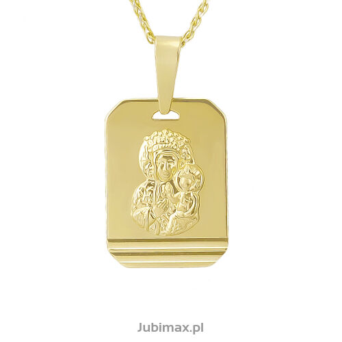 Medalik złoty pr.585 Matka Boska