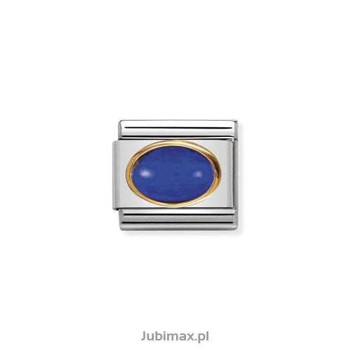 Nomination Link Gold 18K 030502-09 Lapis
