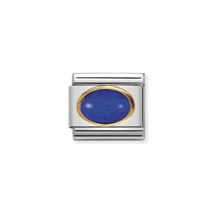 Nomination Link Gold 18K 030502-09 Lapis