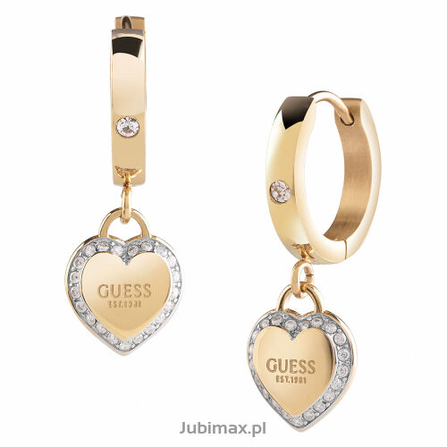 Kolczyki Guess UBE01426JWYGT Fine Heart