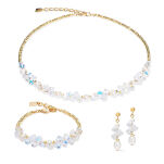 Kolczyki Coeur de Lion 1136-21-1816 Dancing Crystals & Pearls gold - 2
