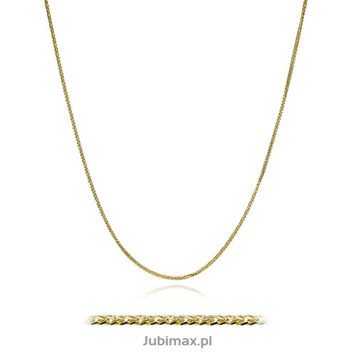 Łańcuszek złoty pr.375 spiga diamentowana 45cm