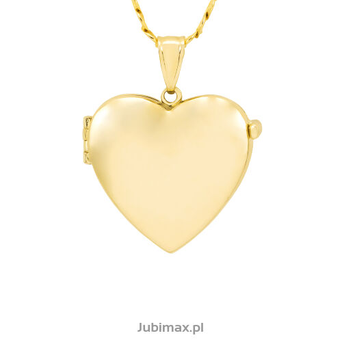 Zawieszka złota pr.585 puzderko serce
