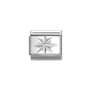 Nomination Link Silver 925 330106-06 Róża wiatrów