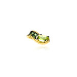 Zawieszka z peridotem 0,72ct granaty i brylanty