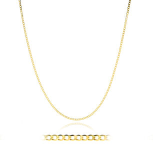 Łańcuszek złoty pr.333 pancerka 50cm