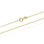 Łańcuszek złoty pr.375 pancerka 45cm