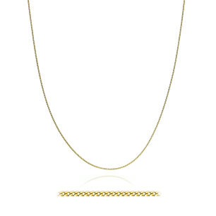 Łańcuszek złoty pr.375 pancerka 45cm