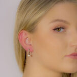 Kolczyki złote pr.585 z perłami - 3