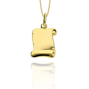 Zawieszka złota pr.585 papirus