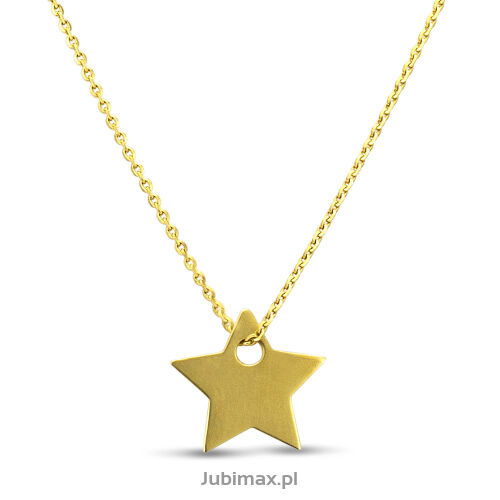 Naszyjnik złoty pr.585 gwiazda