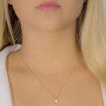 Zawieszka z brylantami 0,26ct żółte złoto - 3