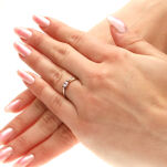 Pierścionek złoty pr.333 z cyrkonią r20 - 3