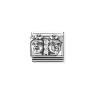 Nomination Link Silver 925 330326-03 Bliźnięta