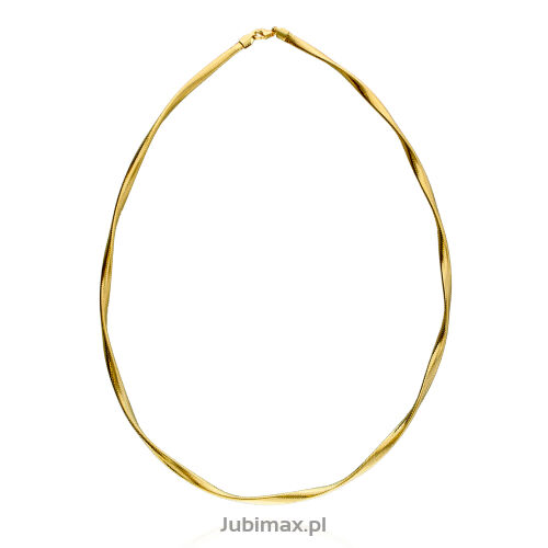 Naszyjnik złoty pr.585 kolia 1 linka flex 45cm